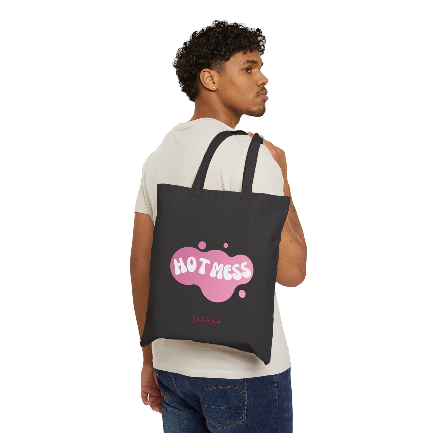 'Hot Mess' Tote Bag (Cotton Canvas)